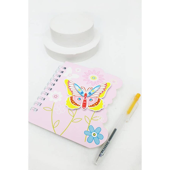 Butterfly NoteBook with Pen Set: MIX COLOR / ONE