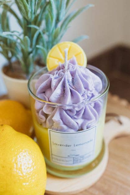 Lavender Lemonade Dessert Candle