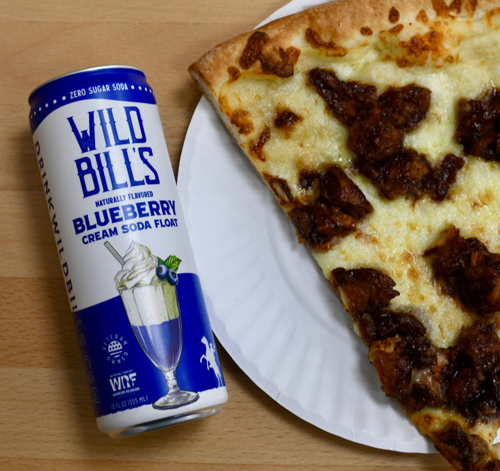 Blueberry: Zero Sugar Soda, Clean Ingredients, 12-Pack, Cans