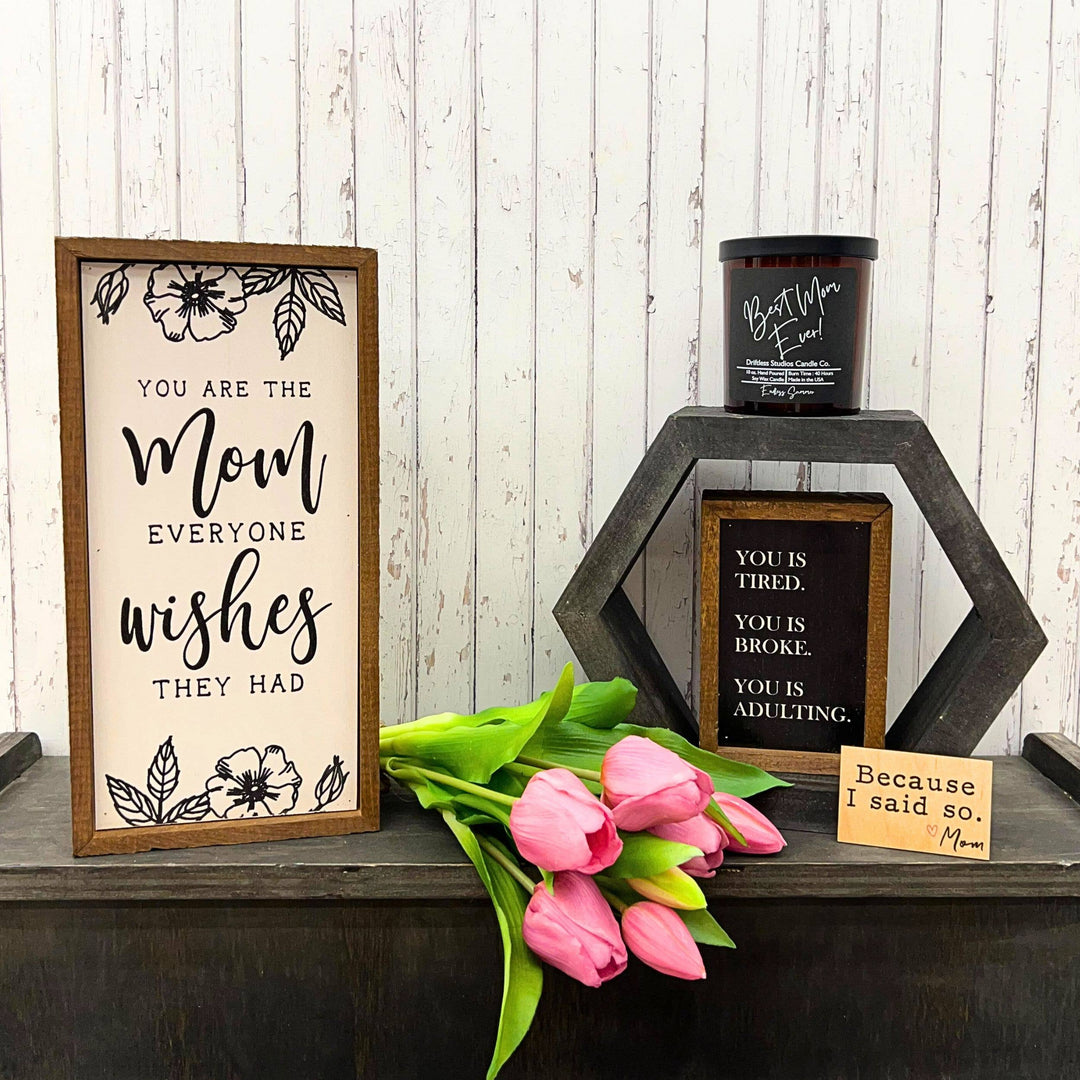 Best Mom Ever! - Mothers Day Candle - Soy Wax Candles: Watermelon Splash