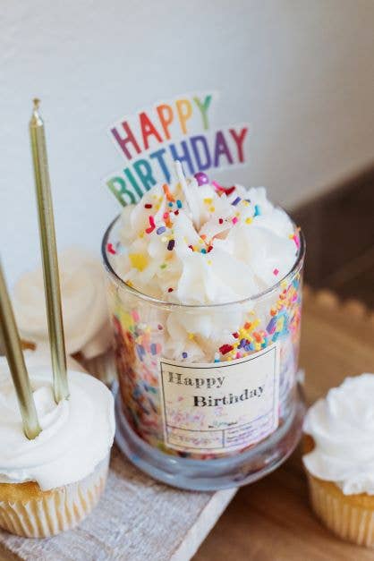 Happy Birthday Dessert Candle