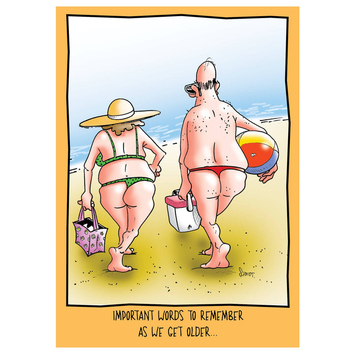 Two Thongs | Humorous Birthday Card