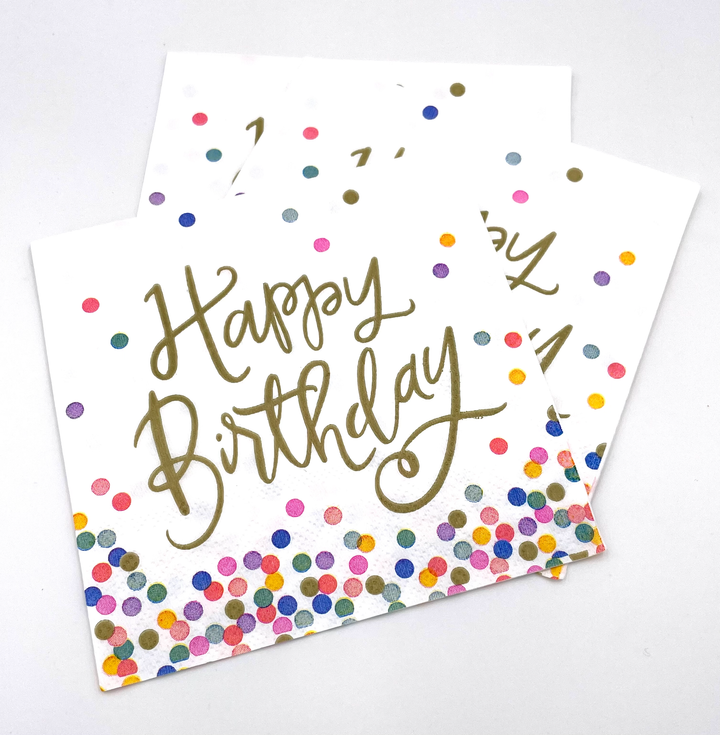 Birthday Cocktail Napkins 20ct