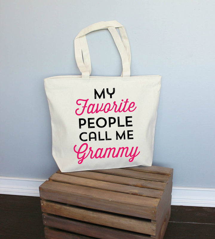 My Favorite People Call Me Grammy Tote Bag